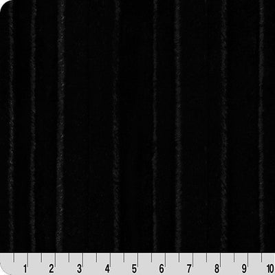 Tissu Luxe Cuddle Vienne Noir - 58" - 60" par yard