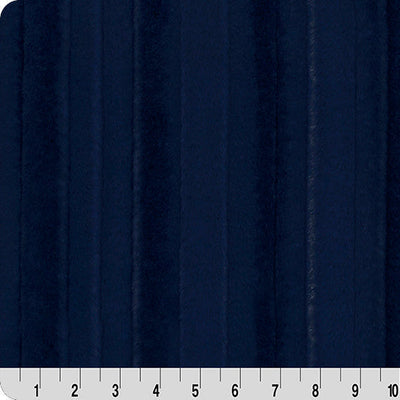 Luxe Cuddle Vienna Navy Fabric - 58" per yard