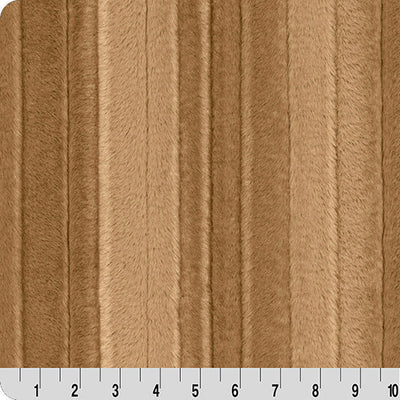 Luxe Cuddle Vienna Pecan Fabric - 58"/60" per Yard