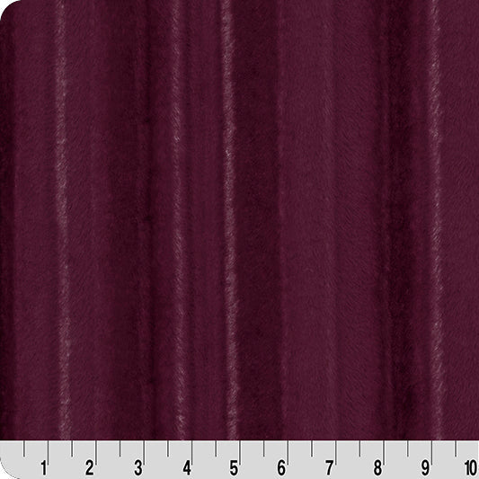 Luxe Cuddle Vienna Plumwine 58" Fabric per Yard