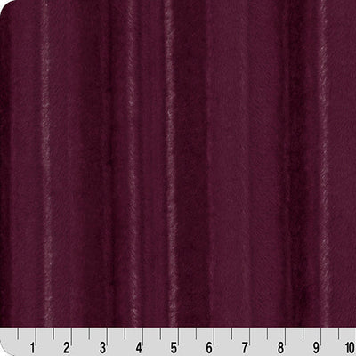 Luxe Cuddle Vienna Plumwine 58" Fabric per Yard