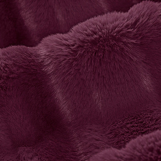 Luxe Cuddle Vienna Plumwine 58" Fabric per Yard