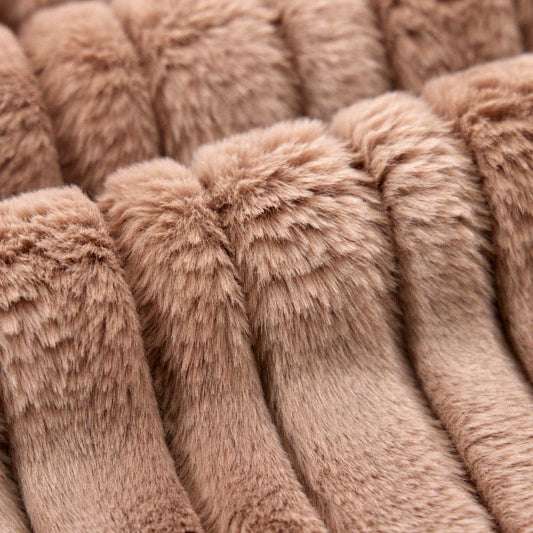 Tela Luxe Cuddle Vienna Simply Taupe - 58" de ancho