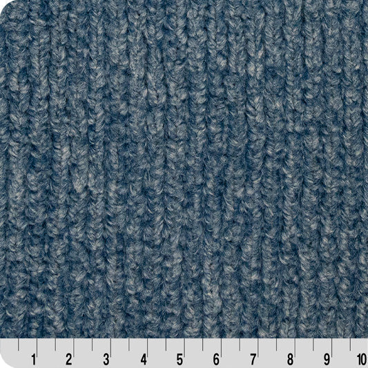 Tissu Luxe Cuddle Weave Dark Sea - Largeur 58"