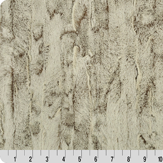 Almond Luxe Cuddle Whistler Fabric - Premium Plush Textile