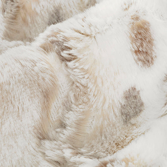 Tela Luxe Cuddle Wild Lynx Ice Taupe - 58" de ancho