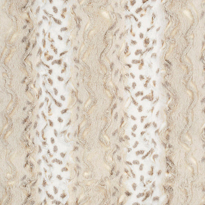 Tela Luxe Cuddle Wild Lynx Ice Taupe - 58" de ancho