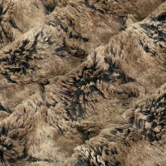 Walnut Luxe Cuddle Wild Rabbit Fabric - 58"/60" per Yard