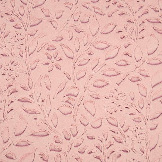 Tissu Luxe Cuddle Frosted Poppy Rosewater - 58" de large