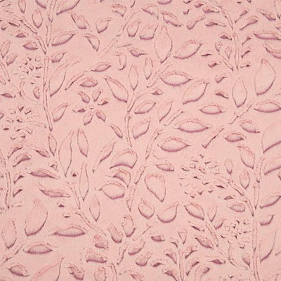 Luxe Cuddle Frosted Poppy Rosewater Fabric - 58" Wide