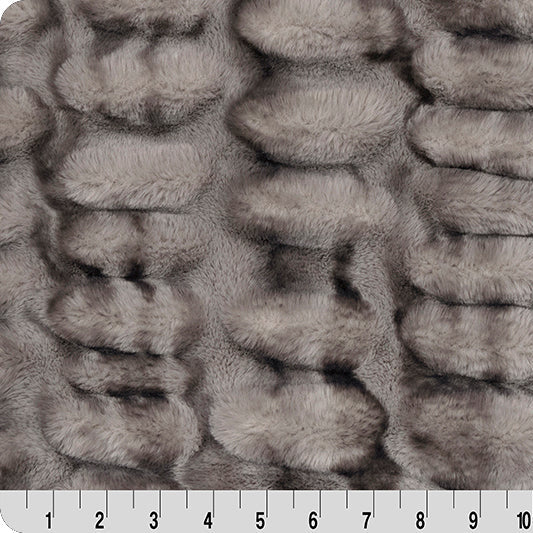 Tela Graphite Luxe Cuddle Milan Enzo por Yarda