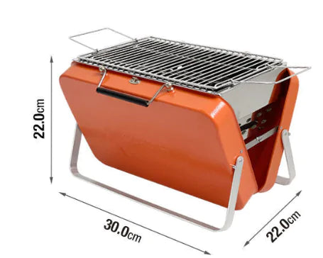 Gril à Charbon Pliable Portable pour Cuisine en Plein Air
