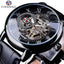 Men's Luxury Mechanical Watch with Leather Band