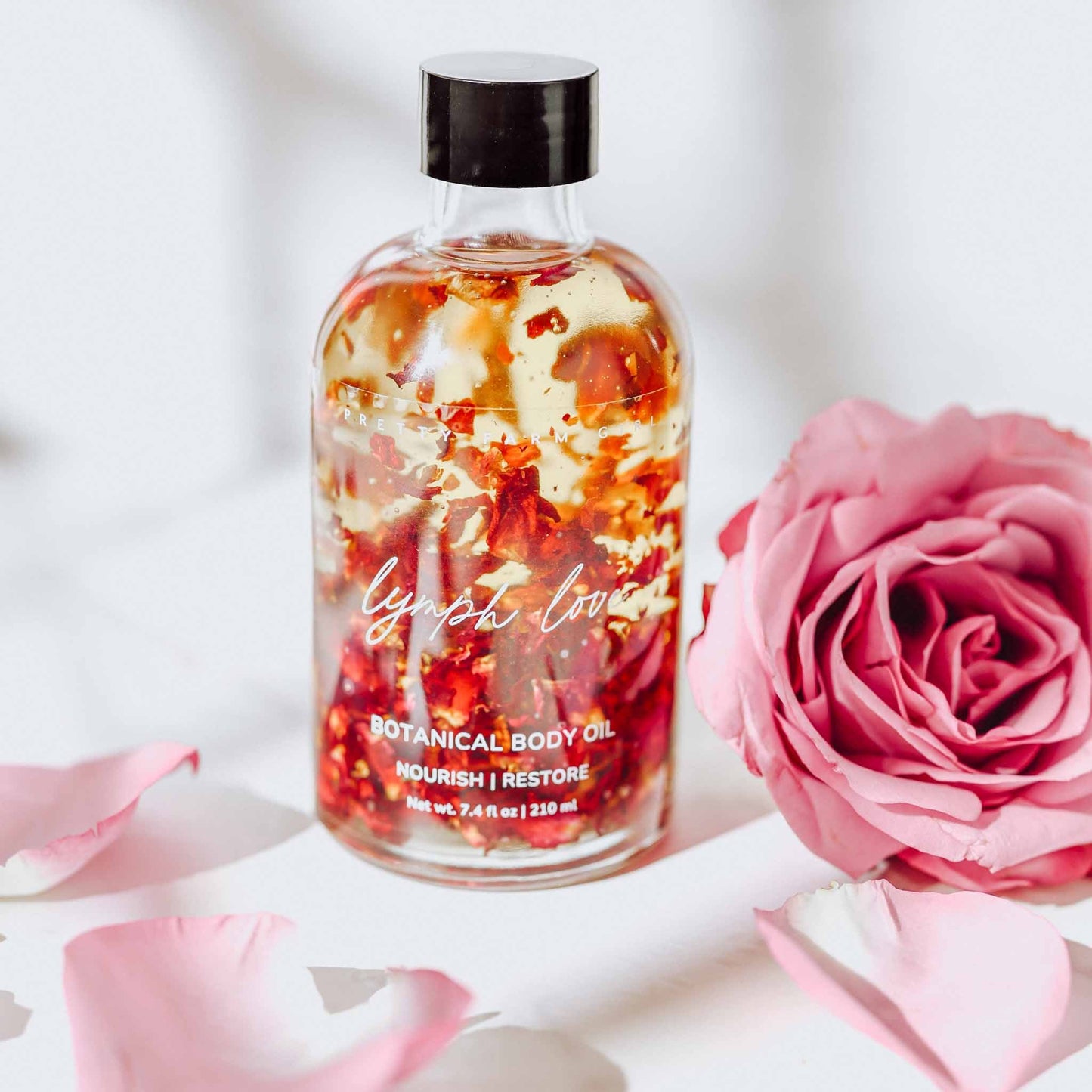 Aceite corporal natural Lymph Love: ideal para masajes linfáticos