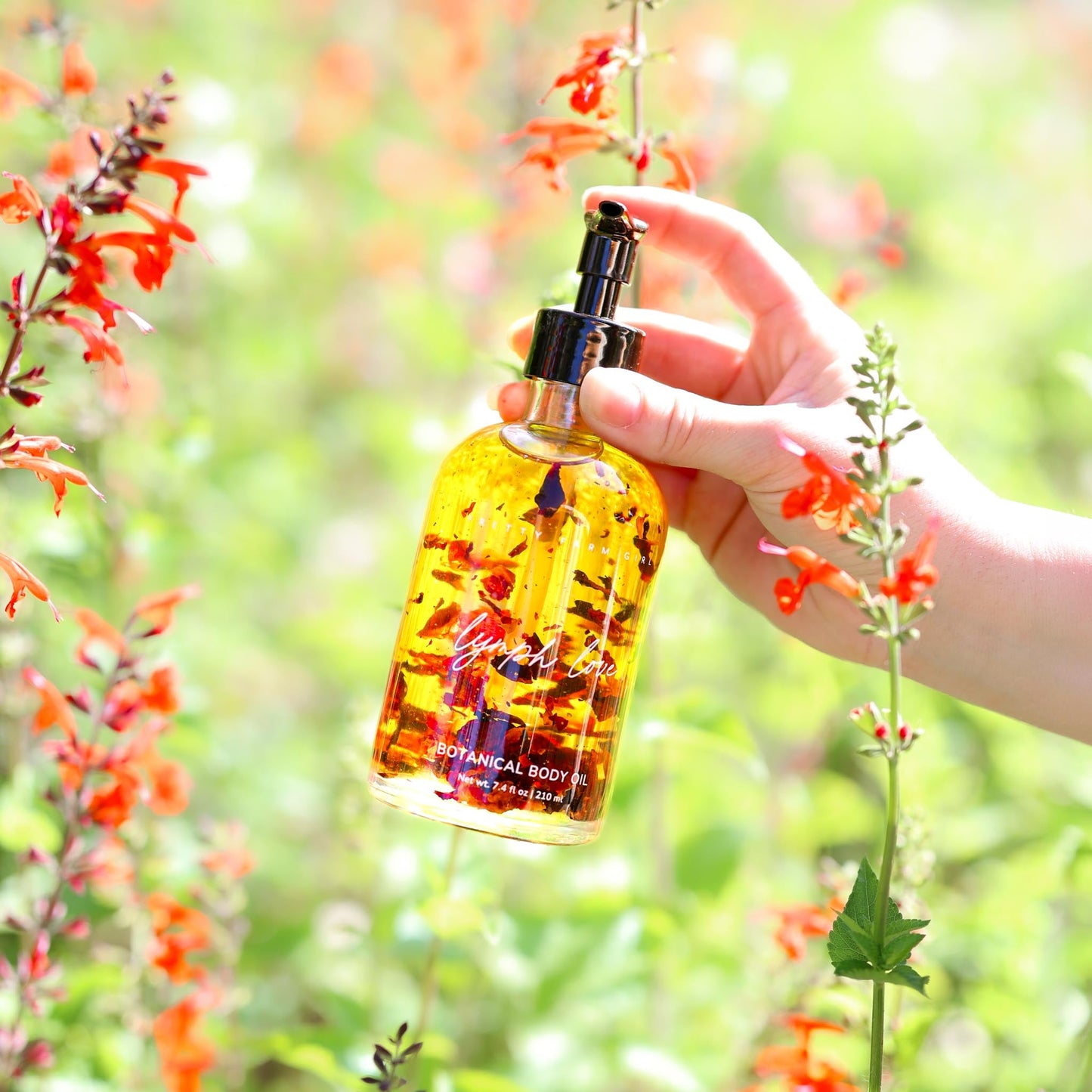 Aceite corporal natural Lymph Love: ideal para masajes linfáticos