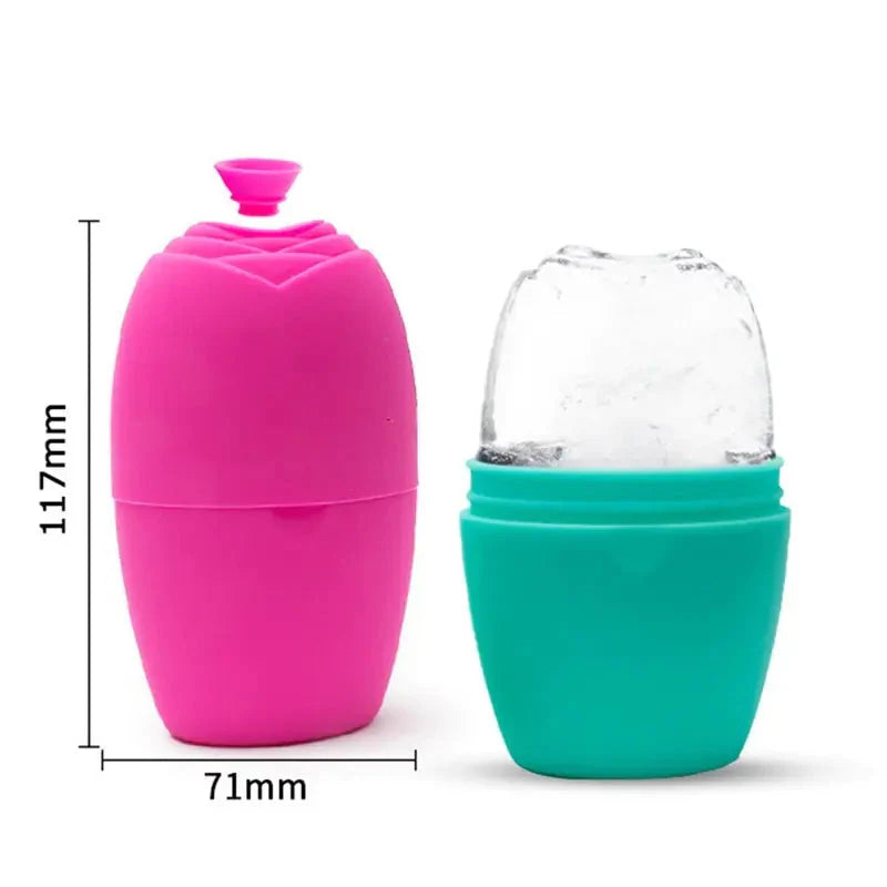 Silicone Ice Massage Cups for Skin Care