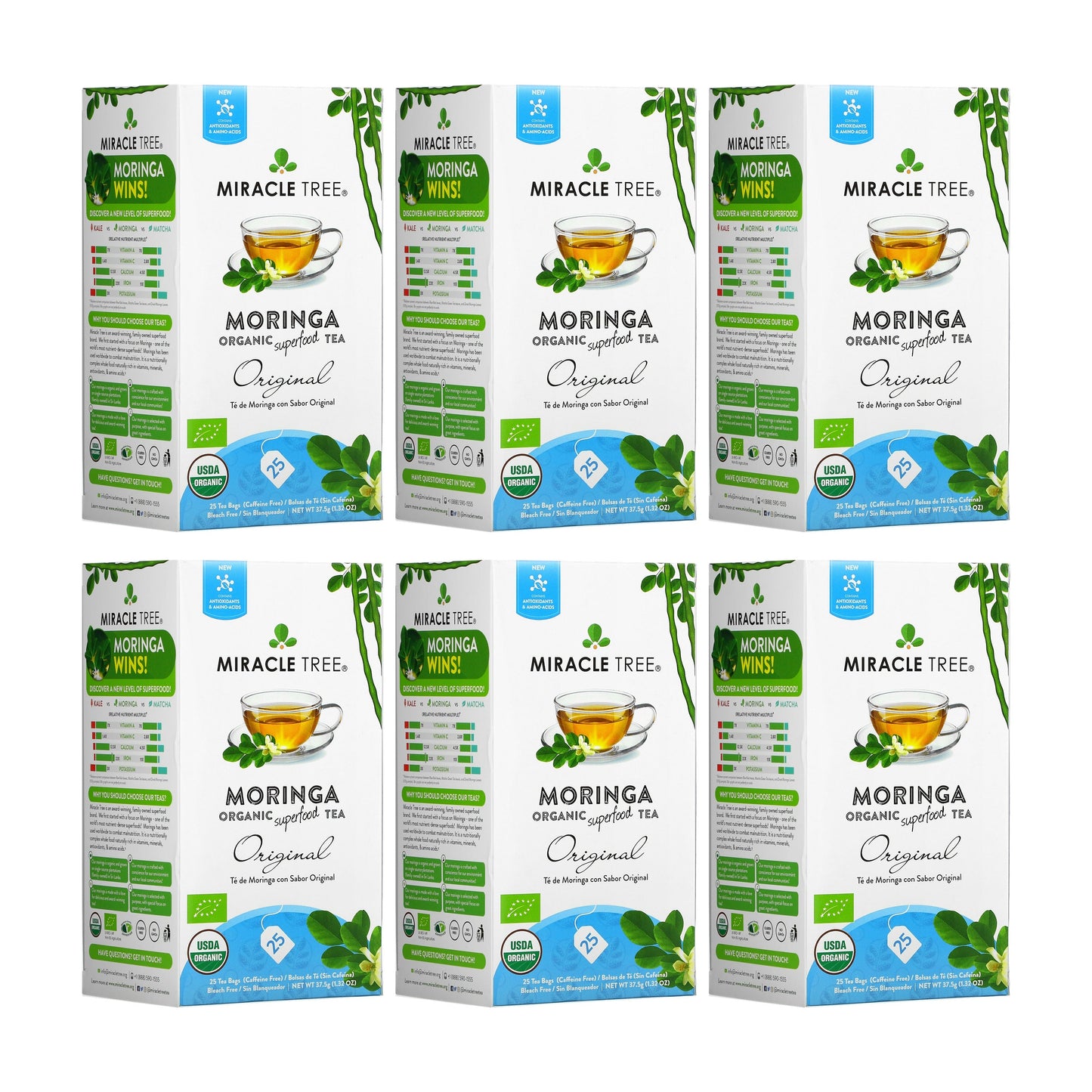 Té de Moringa Orgánico - Sabor Original