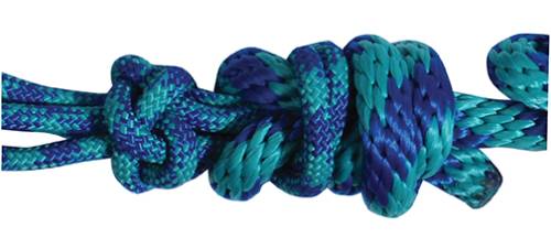Vibrant Multi-Colored Rope Halter with Lead - Korvel