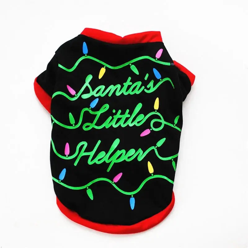 Camisa Navideña Festiva para Perros para Alegría de Vacaciones