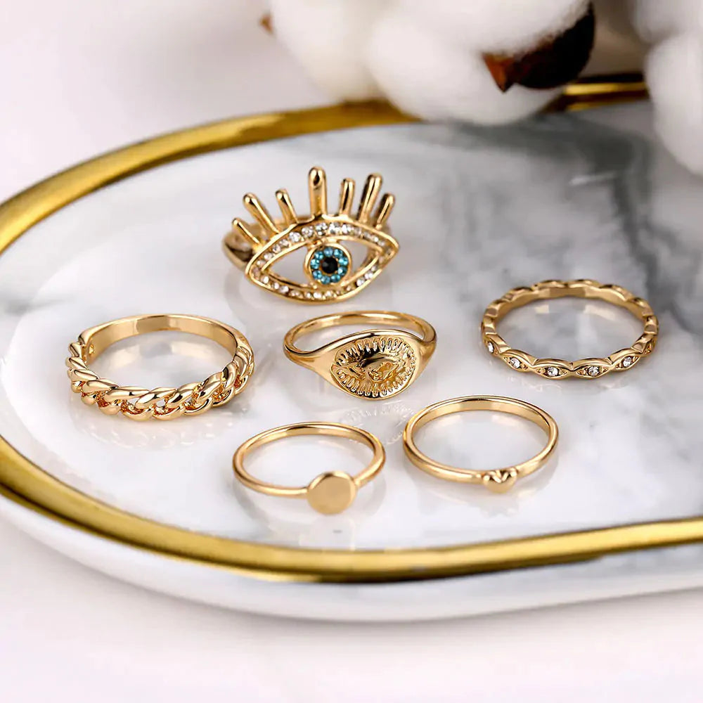 Bohemian Chain Rings - Unique Elegance