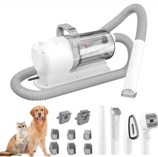Kit de Aseo para Mascotas Premium con Función de Aspiradora