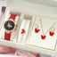 Luxury Rhinestone Butterfly Jewelry Set
