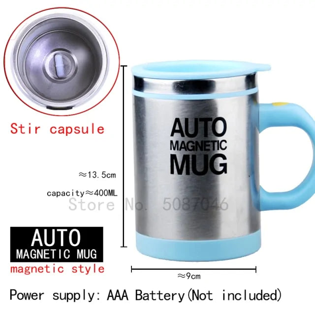 Self Stirring Magnetic Mug - Effortless Beverage Mixing