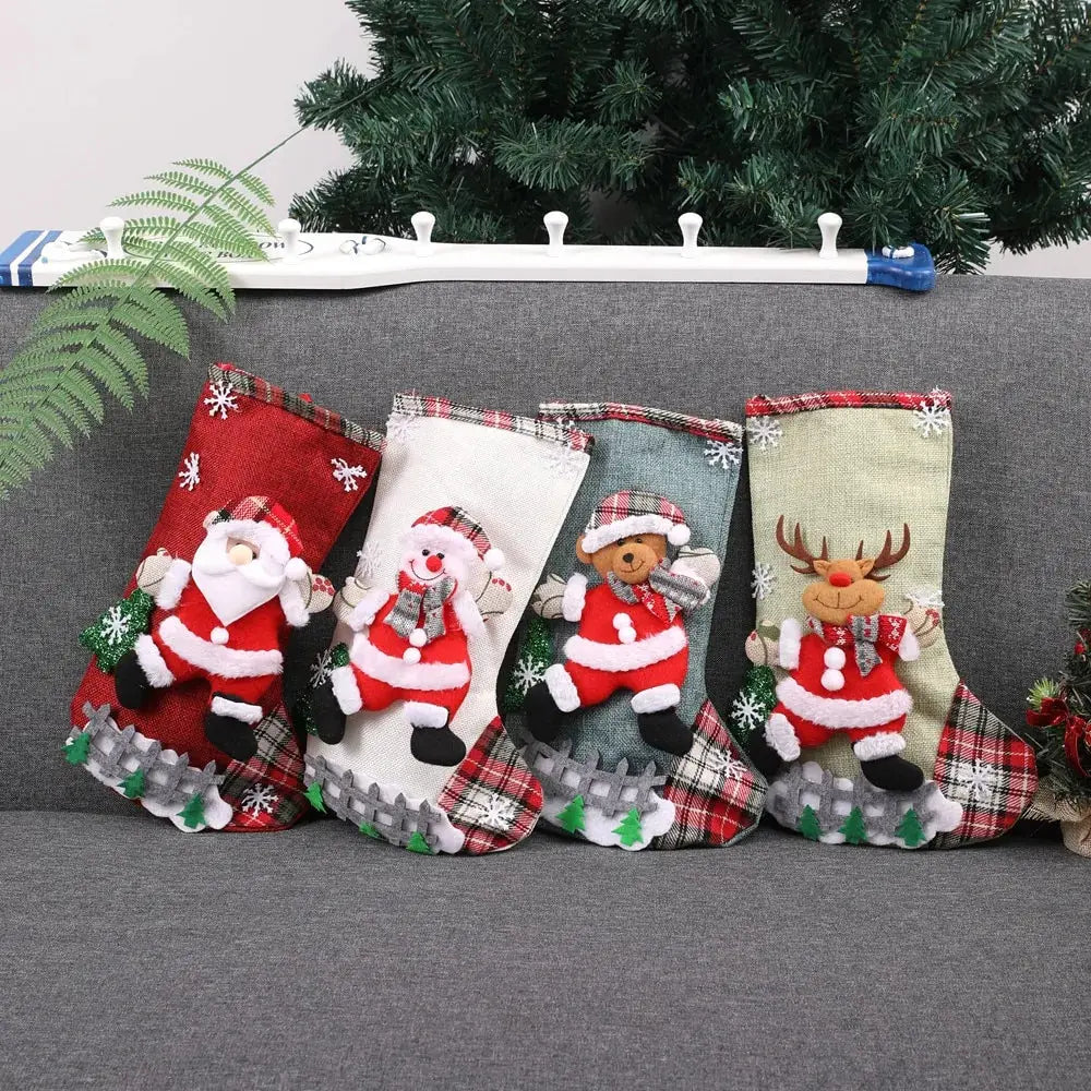 Sacs de bonbons de Noël festifs pour offrir en cadeau
