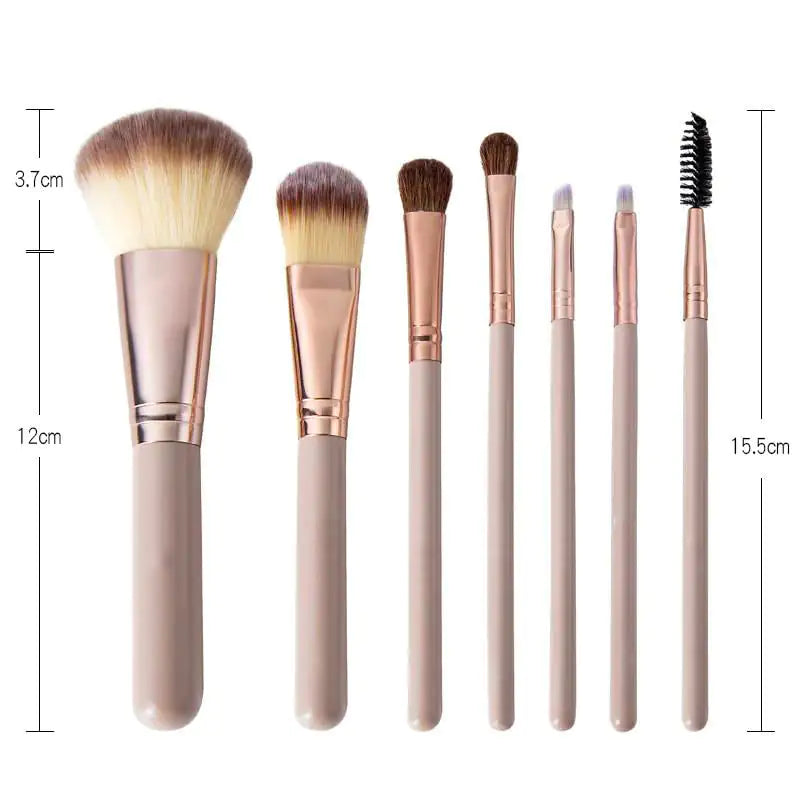 OmyBrush Premium Makeup Brush Kit with Leather Case