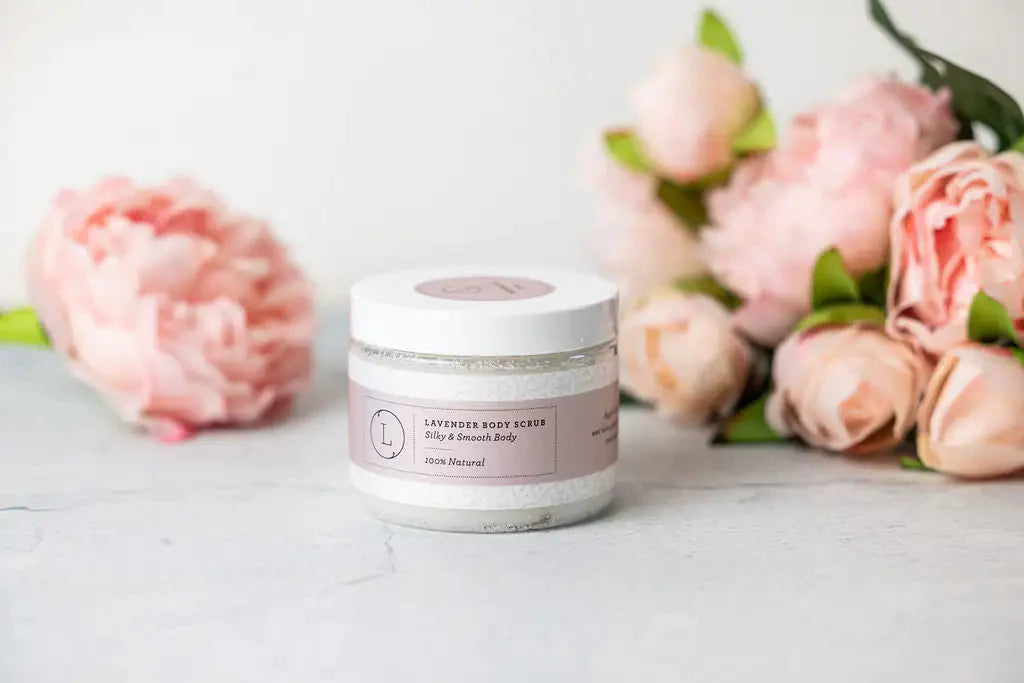 Lavender Body Scrub with CBD - Natural Exfoliant