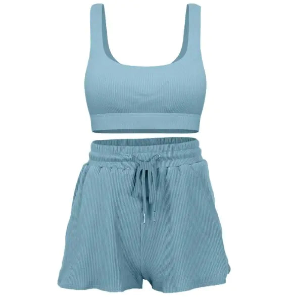 Premium Loose Short Sleeve Yoga Suit