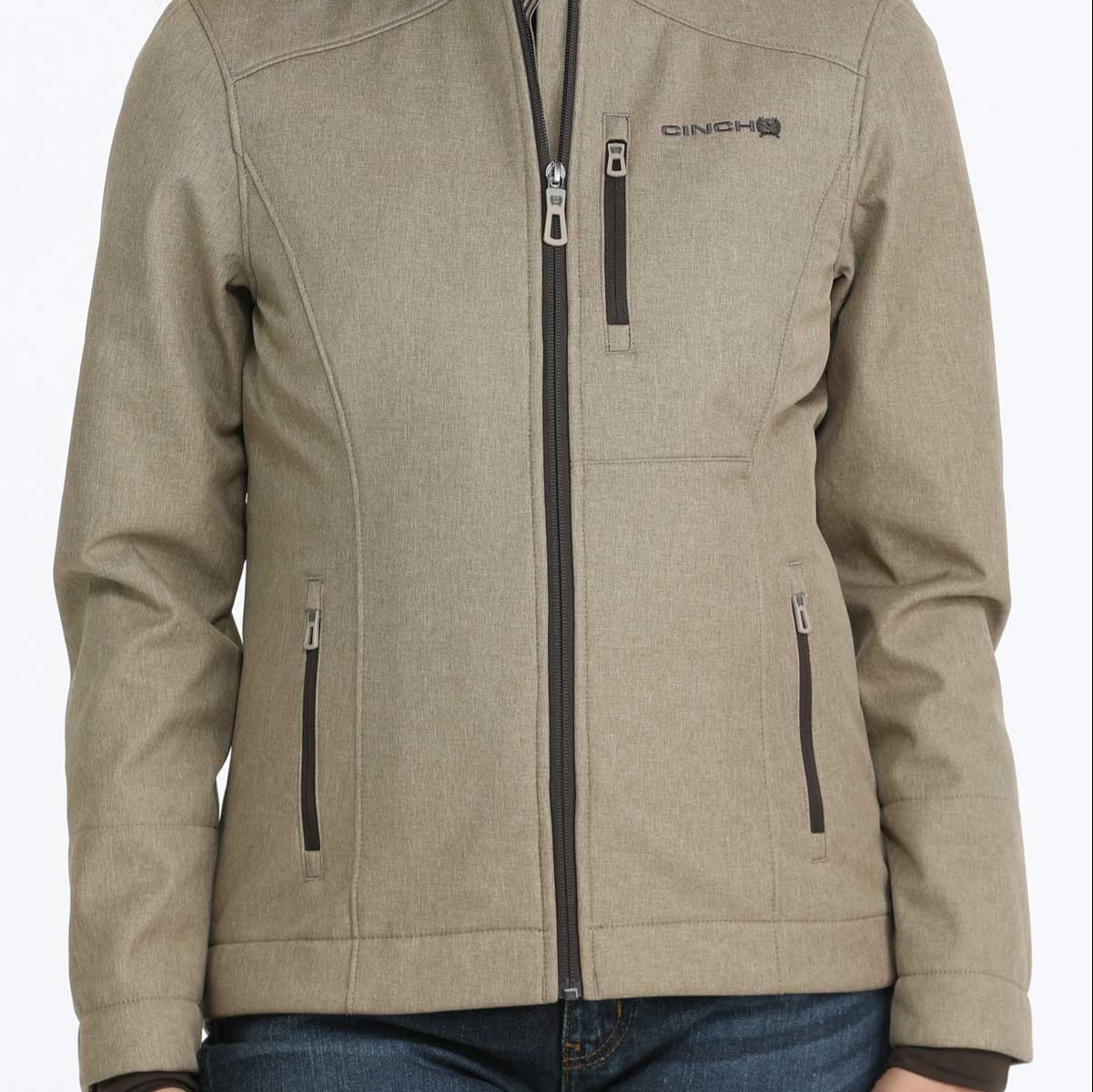 Cinch Women's Khaki Conceal Carry Jacket - Korvel