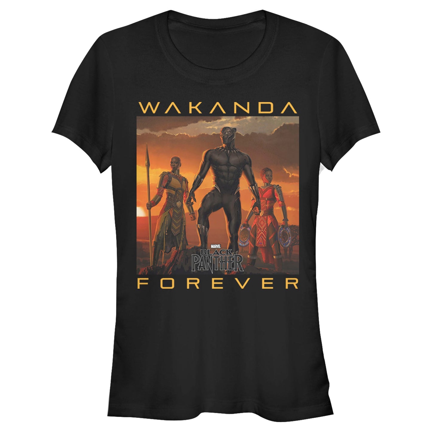 Camiseta gráfica Marvel Wakanda Forever para jóvenes