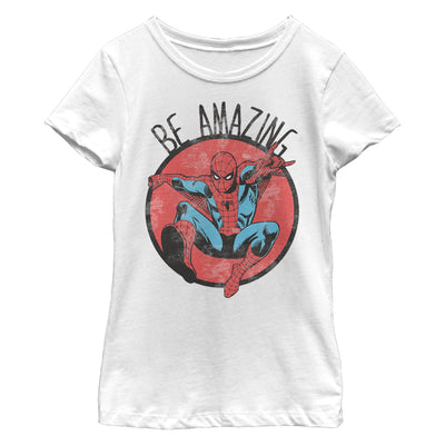 T-shirt Be Amazing Marvel pour fille