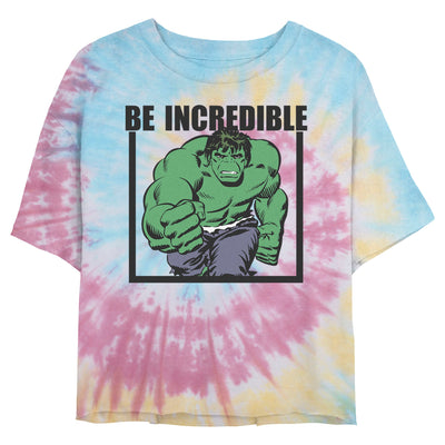T-shirt à spirale tie-dye Be Incredible de Marvel pour juniors