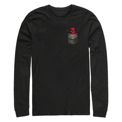 Men's Marvel Deadpool Cutie Pie Long Sleeve T-Shirt
