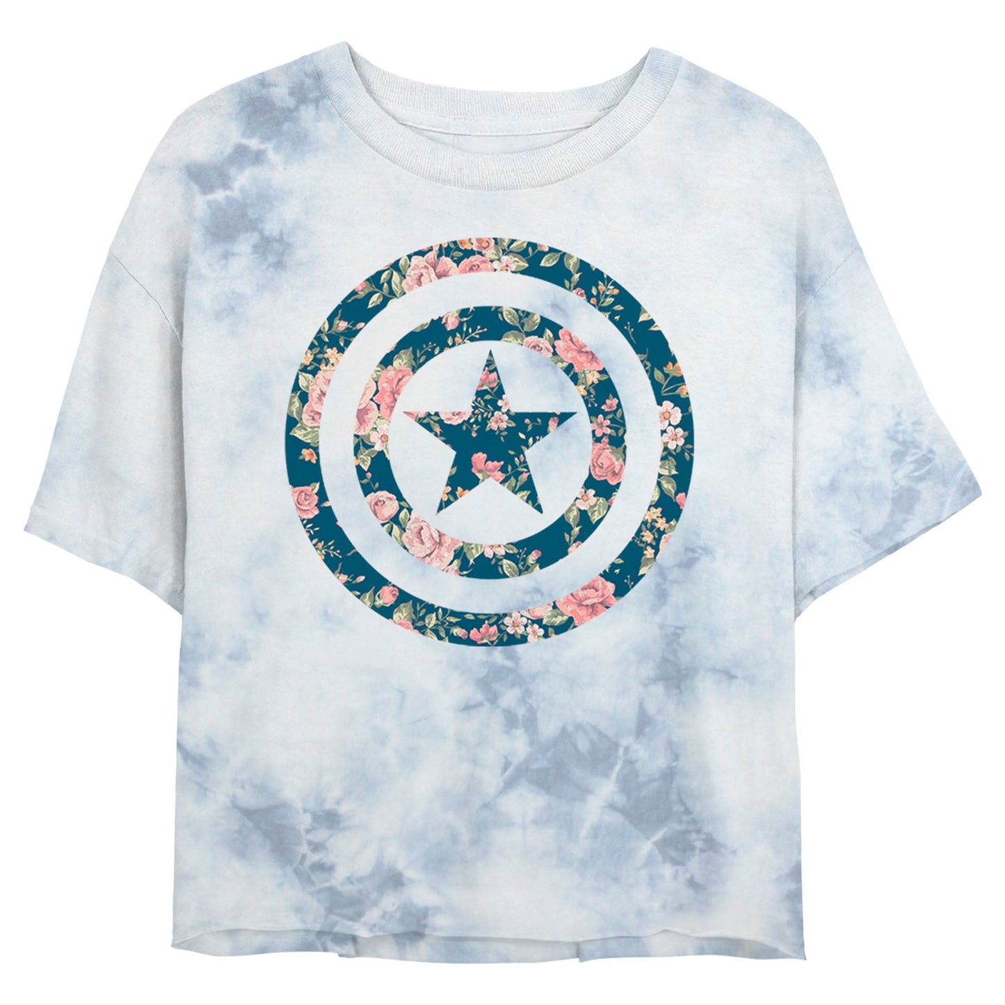 Camiseta Tie-Dye Floral Bombard de Marvel para Jóvenes