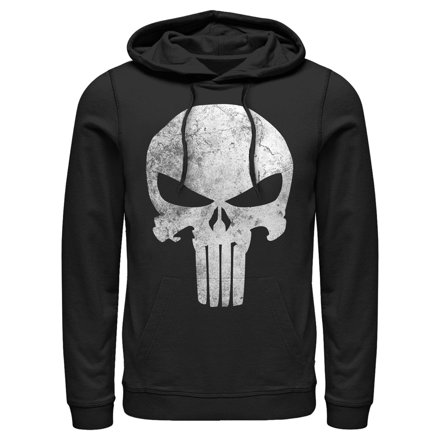 Men's Marvel Punisher Distressed Skull Lightweight Hoodie