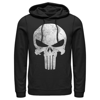 Men's Marvel Punisher Distressed Skull Lightweight Hoodie
