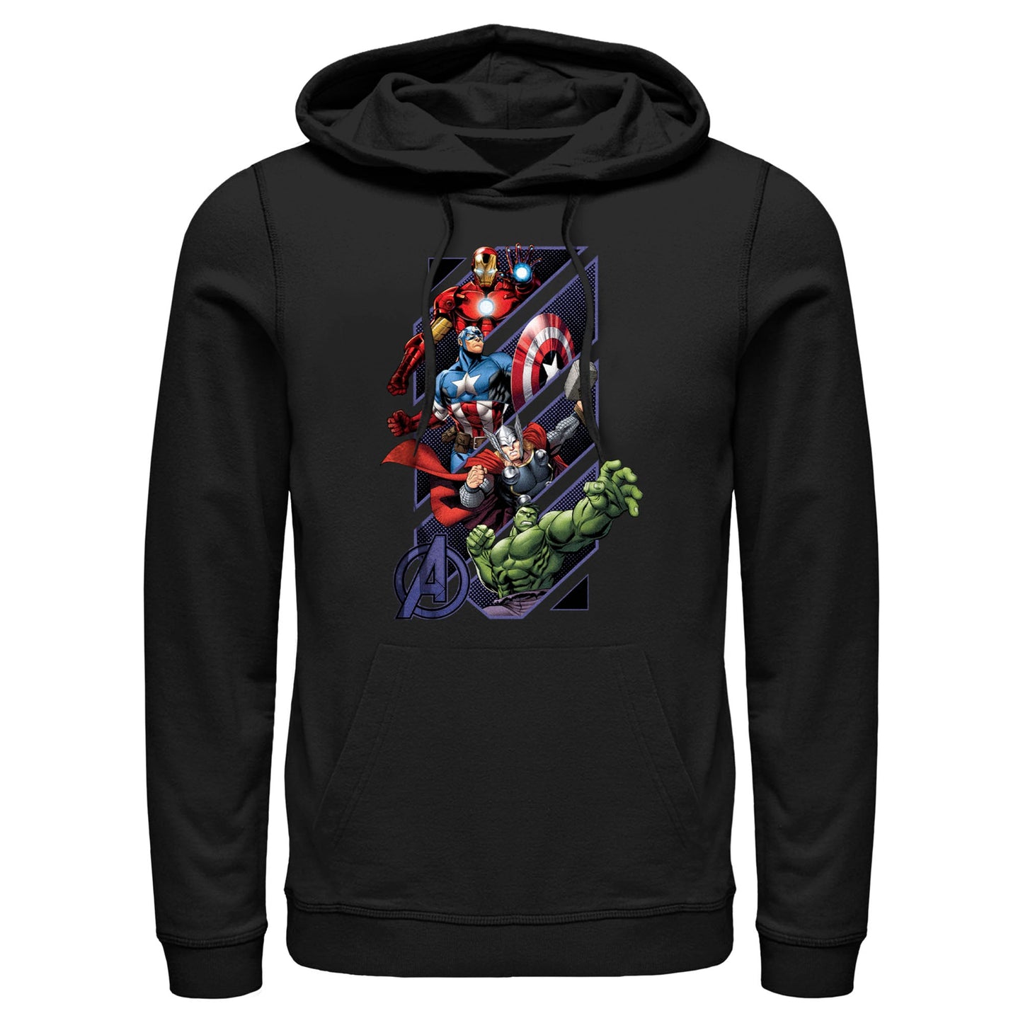 Hoodie léger géométrique Marvel Assemble pour hommes