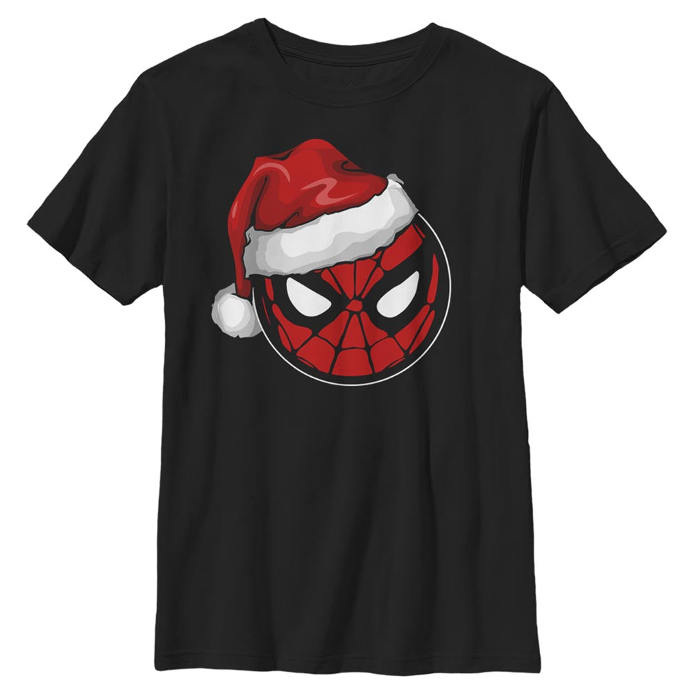 T-shirt de Noël avec chapeau de Santa Spidey pour garçon