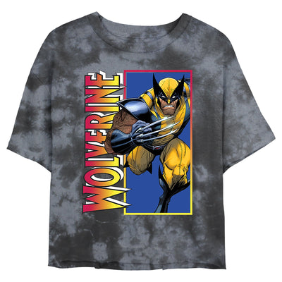Junior's Marvel Classic Wolverine Tie-Dye T-Shirt