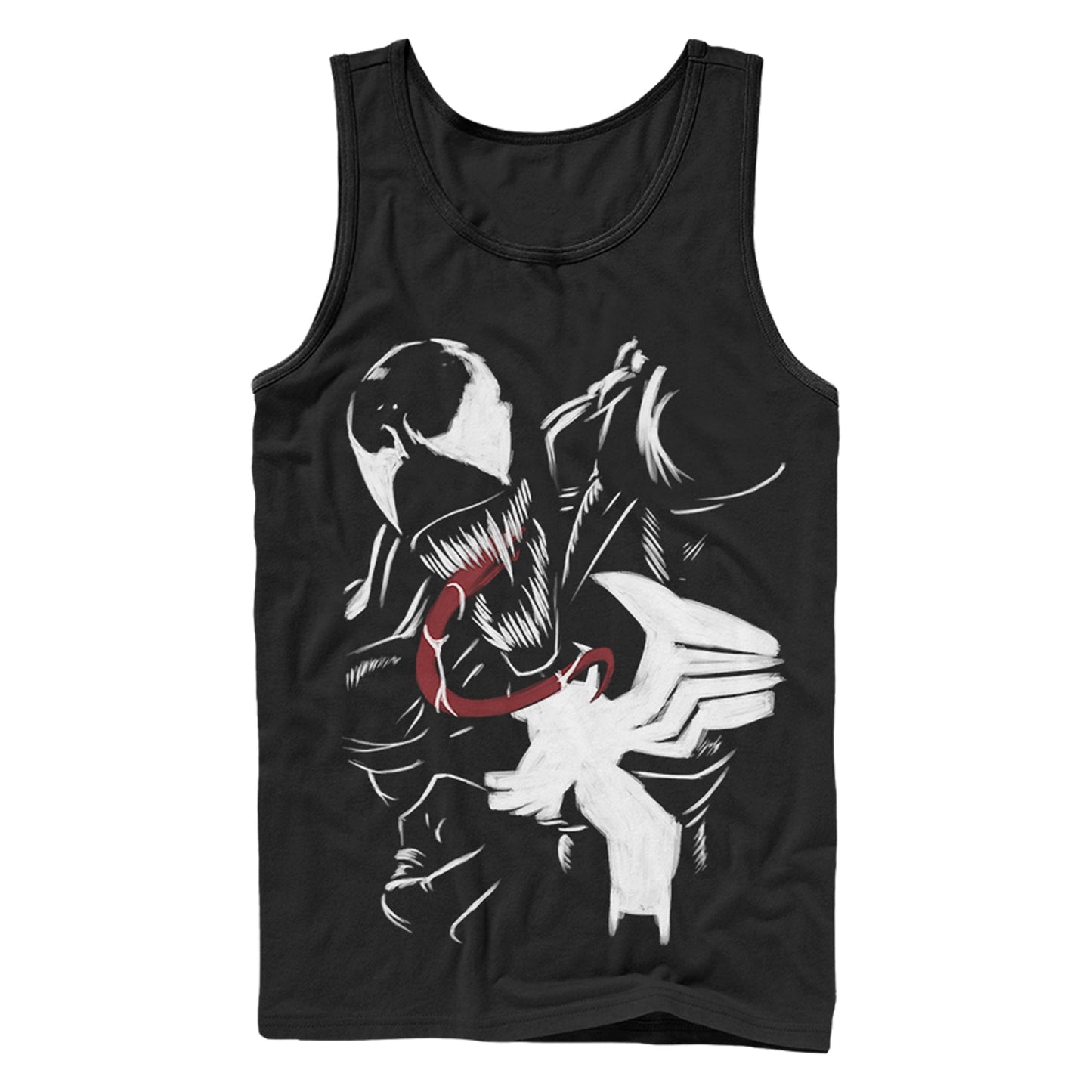 Camiseta sin mangas de pintura Venom de Marvel para hombres