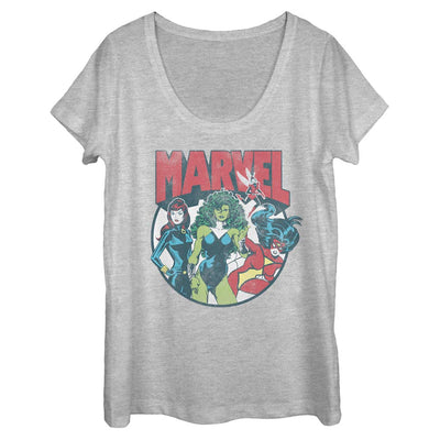 Women's Marvel Gals Scoop Neck T-Shirt