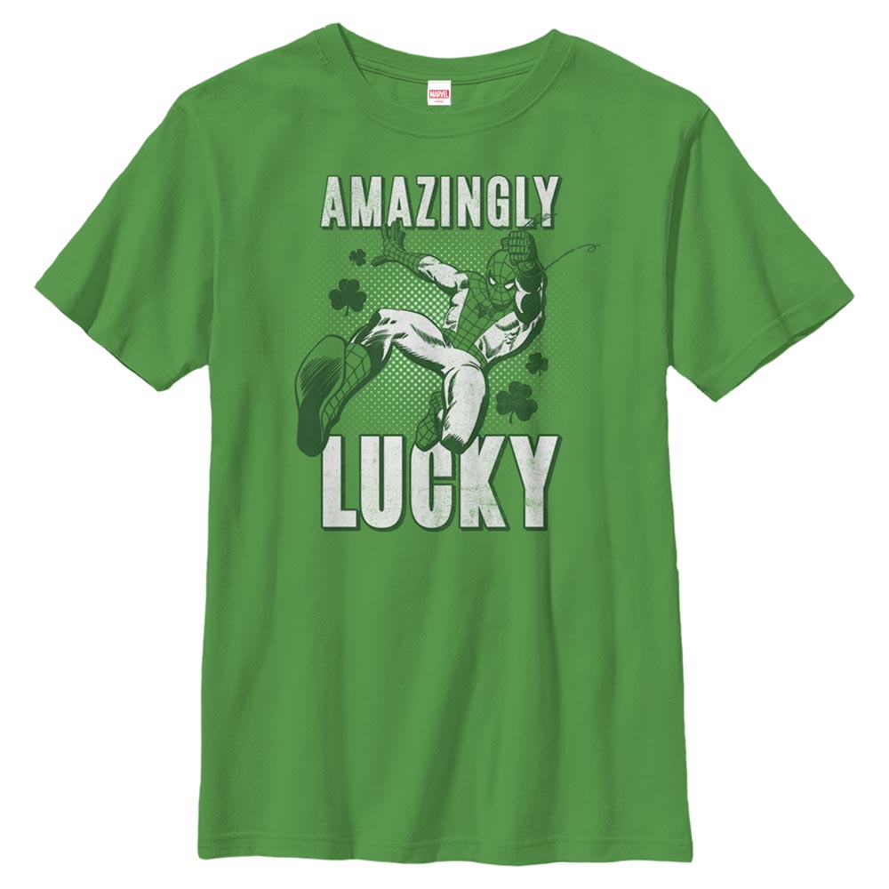 Boy's Marvel St. Patrick's Day Spider-Man T-Shirt