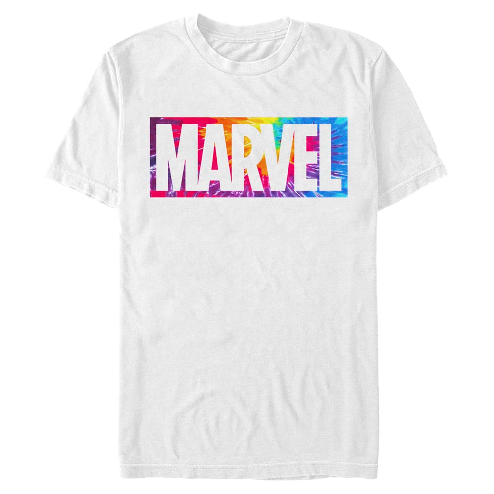 T-shirt tie-dye en brique Marvel pour homme