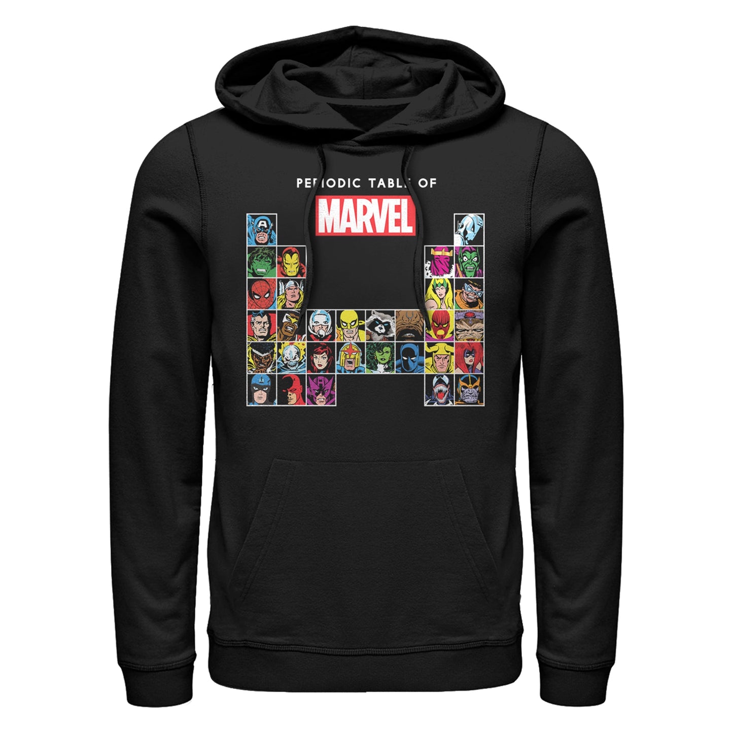 Sudadera Ligera Periódica de Marvel para Hombre