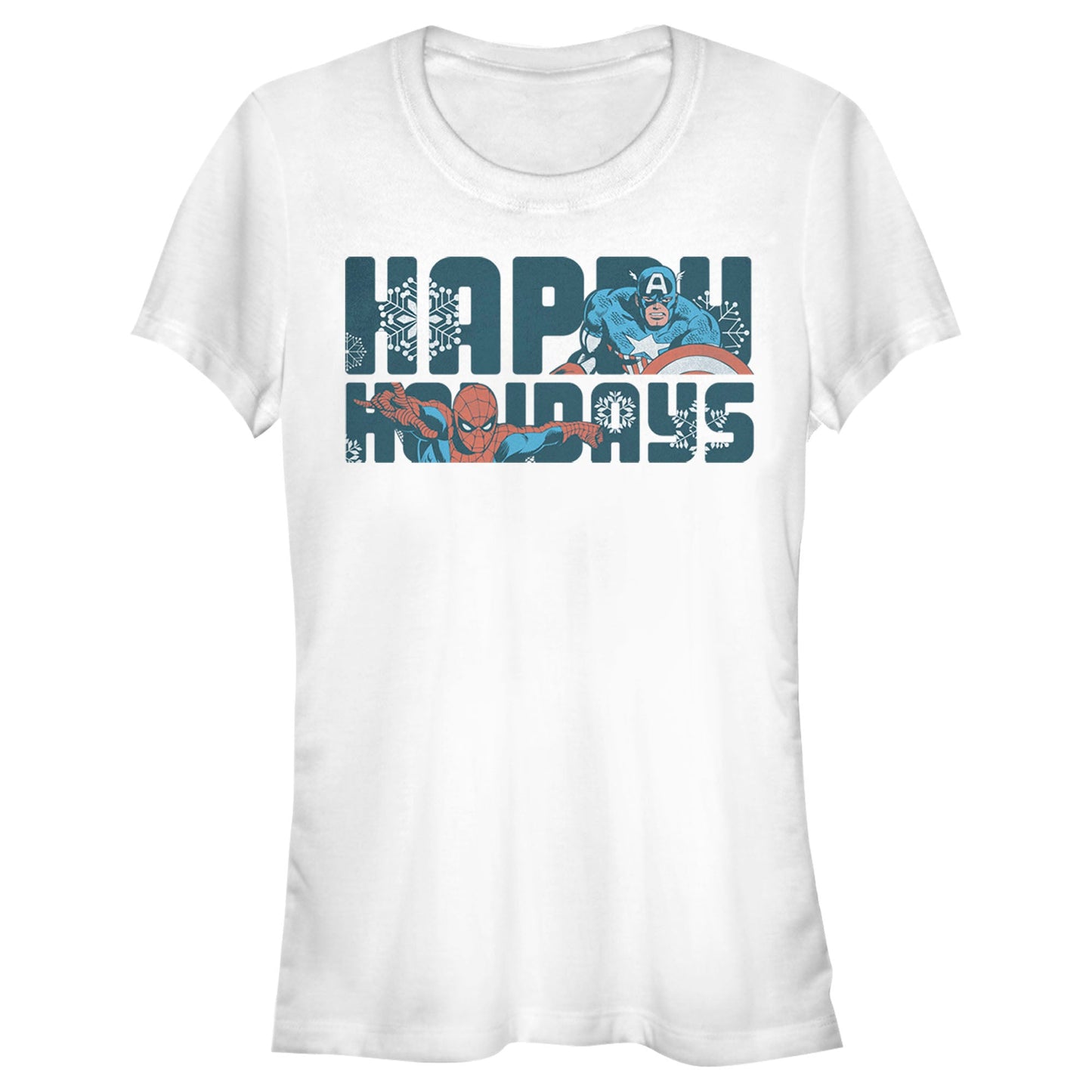 Camiseta Junior's Marvel Happiest Of Holidays