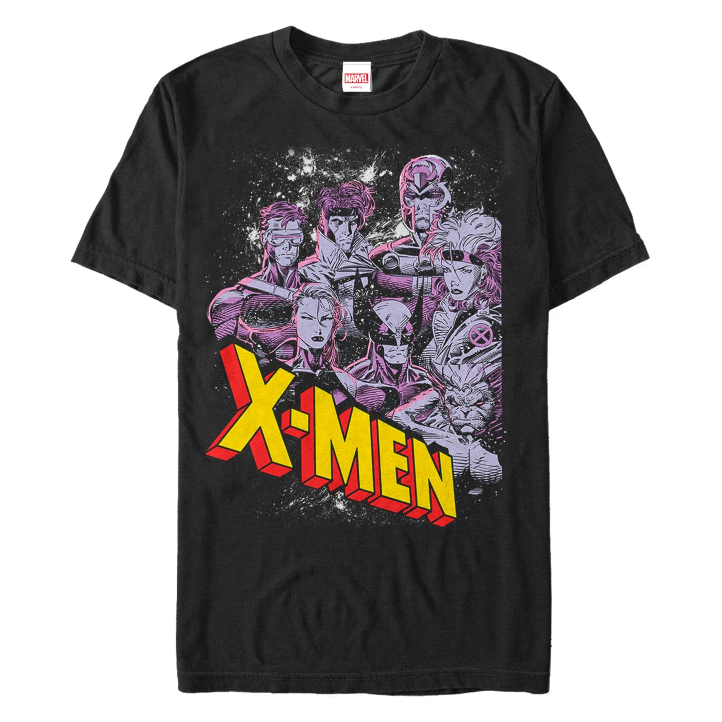 T-shirt d'équipe vintage Marvel pour hommes
