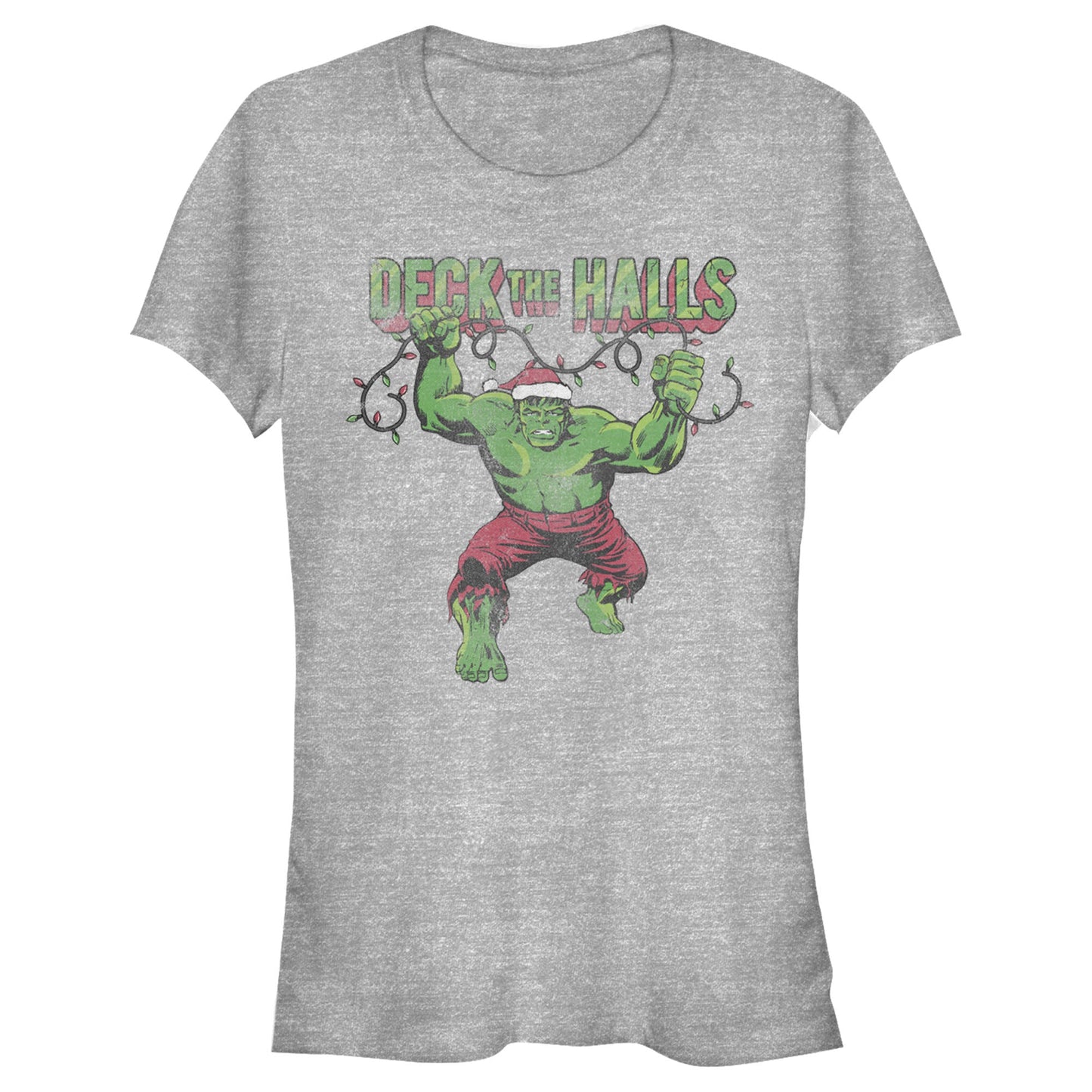 Camiseta Hulk Deck the Halls de Marvel para Junior